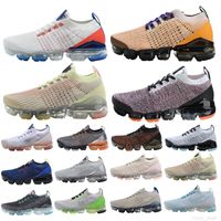 Wholesale New Fly Line Mens Designer Running Shoes Knit Sneakers Women Triple White Black Grey Blue Purple High Quality Outdoor Sport Trainers