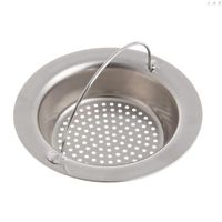 Wholesale Kitchen Faucets Sink Strainer Waste Plug Drain Stopper Filter Basket Stainless Steel M05 Dropship
