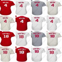 Wholesale 2021 Mens Womens Youth Toddler St Louis Yadier Molina Carlos Martinez Ivory Grey White Red Cheap Cool Flex Base Baseball Jerseys