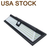 Wholesale Outdoor Solar lamps Wall Light LED with Motion Sensor Wide Angle Waterproof Outdoors Security Lights for Garage Patio Garden Driveway Yard Auto White Lighting