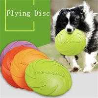 Wholesale Dog Toys Flying Discs Pet Interactive Training Ring Dog Portable Outdoor for Small Large Dog Chew Toys Pet Motion Tools Products Y1214