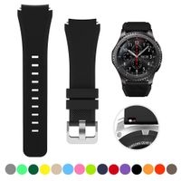 Wholesale 22mm mm Silicone Band for Galaxy Watch mm mm Sports Strap for Samsung Gear S3 Frontier Classic active Huawei Watch