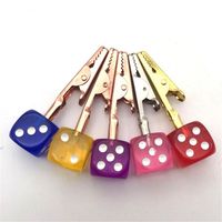 Wholesale Dice Bracket Clip Support Stand Dry Herb Tobacco Preroll Cigarette Smoking Fixed Holder Clamp Tongs Cig Accessories