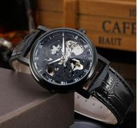 Wholesale Fashion winner brand watch Skeleton Men s wristwatches mechanical wristwatch for men WN09