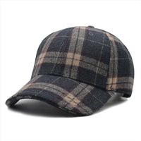 Wholesale Winter Male Felt Hats Old Man Outdoors Warm Wool Cap Big Head Men Plus Size Baseball Caps cm