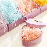 Wholesale Gift Wrap g Colorful Shredded Crinkle Paper Packing Box Filling Material Candy Cake DIY Wedding Party Home Decoration