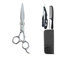 Wholesale Hair Scissors Univinlions quot Cutting Thinning Shears Professional Hairdressing Tools Japanese C Barber Accessories Salon