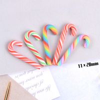 Wholesale Kawaii Christmas Walking Stick Cabochons For Scrapbooking DIY Hair Bows Accessories Phone Decoration