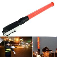 Wholesale 40cm Led Traffic Wand Lumen Small Red LED Safety Signal Work Light with Cone Flashing Modes Battery Powered