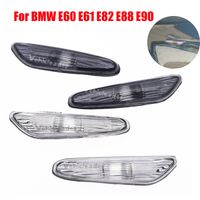 Wholesale 2x Smoke Clear Left Right Turn Signal Indicator Lamp Side Marker Light Cover No Bulb For BMW E90 E91 E92 E93 Series