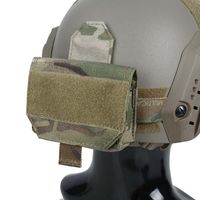Wholesale Cycling Helmets Tactical Helmet Battery Pouch Case MC Paste Attached Storage Bag