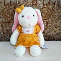 Wholesale Children Plush Stuffed Toy Birthday Gift Girl New Cute Yarn Cartoon Rabbit Animals Doll H1025