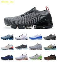 Wholesale 2022 Top Quality Fly Knit Running Shoes Mens Womens Triple Pink Electric Green Vast Grey Crimson USA University Red Vapores Tennis