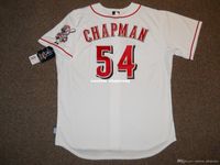 Wholesale Cheap Custom Aroldis Chapman White Cool Base jerseys Majestic Stitched Retro Mens jerseys Customize any name number