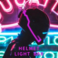 Wholesale Motorcycle Helmets Helmet Night Riding Light Signal Waterproof Durable Moto Kit Flashing Strip LED Luminous Sticker