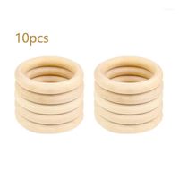 Wholesale Scarves Pack cm Wooden Rings Natural Unfinished Solid Rings For Craft DIY Hanging Clothing Scarf1
