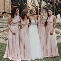 Wholesale 2021 Elegant Long Bridesmaid Dresses mixed orders Dubai Arabic Country Wedding Party Guest Maid of Honor Gowns Formal