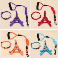Wholesale Dog leash Traction Rope Pet Harness For Small Large Dog Pull Adjustable Dog Leash Running Leash Training Collar Harness HH21