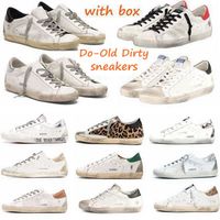 Wholesale 2022 New Italy Super Star Brand Golden Sneakers SuperStar luxury Shoe Sequin Classic White Do old Dirty Designer Man Women Casual Shoes