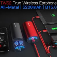 Wholesale JAKCOM TWS2 True Wireless Earphone Power Bank new product of Cell Phone Power Banks match for lithium ion battery bank mah qb820