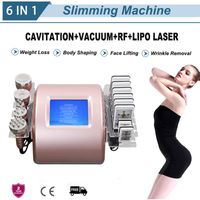 Wholesale Easy operation ultrasonic k cavitation liposuction slimming multipolar rf skin firming vacuum message lipolaser slim weight loss machine