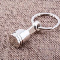 Wholesale Keychains Metal Piston Keychain Engine Keyfob Part Pendant Alloy Pc