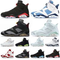Wholesale Jumpman s mens basketball shoes UNC Mint Foam Bordeaux Electric Green Gold Hoops Bordeaux Black Infrared Floral Red Oreo Midnight Navy men trainer sports sneakers