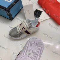 Wholesale High Quality Comfortable Baby Boys Girls Casual Shoes White Ace Green Red Stripes Size