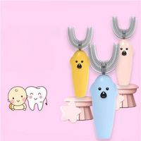 Wholesale Sonic Electric Toothbrush for Children U Type Degree Automatic Cleaner IPX7 Waterproof Teeth Whitener Kids Tooth Brush Choose a20