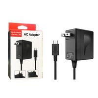 Wholesale EU US Plug AC Adapter Charger For Nintendo Switch NS Game Console Wall Travel Home Charge V A Charging USB Type C Power Cable M