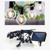 Wholesale Strings Solar Lamp LED String Light Waterproof IP65 Ft G40 Globe Filament Bulbs For Patio Garden Porch Backyard Christmas Party