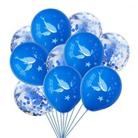 Wholesale Party Decoration SLMengGuo Inch Dolphin Starfish Bubble Latex Blue Balloon Ocean Theme Children s Shower Birthday Supplies