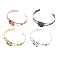 Wholesale Bangle Xinyao mm mm Gold Sliver Rose Tray Cabochon Base For Women Jewelry