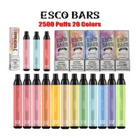 Wholesale ESCO BARS Disposable E cigarettes Puffs Mesh Coil Vape Pen mAh Battery Pod Device ml Pre filled Pods Vaporizers cake escobar lux air bar max bang xxl