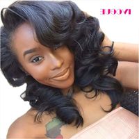 Wholesale Best Bouncy Curly Lace Front Wigs Human Hair Virgin Brazilian Glueless Full Lace Human Hair Wig With Bangs For Black Women Vwxiv