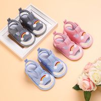 Wholesale Sandals Born Baby Shoes Toddler For Boys And Girls Cute Rainbow Pattern Soft Rubber Sole Non Slip Summer