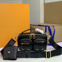 Wholesale UTILITY Crossbody Bag Luxurys Designers handbags Cowhide Leather Bags M80446