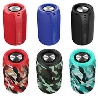 Wholesale Portable Bluetooth Speaker Wireless Subwoofer Camouflage color D Bass Stereo Support Micro SD Card AUX USB Flash Drive Play ZEALOT S32