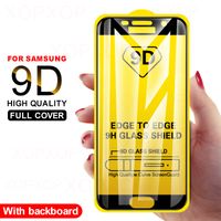 Wholesale LX Brand D Full Cover Tempered glass on For Samsung Galaxy A5 A6 A7 A8S A9 Screen Protector J8 J3 J4 J5 J6 J7 Pro Protective Film