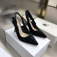 Wholesale Luxury Designer sandals women s formal shoes fashion leather sexy high heels top quality Big size