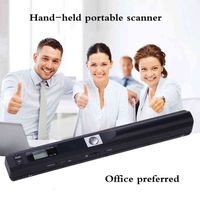 Wholesale Handheld portable scanner HD home color A4 book card file photo scanner fast pen customizable office tool