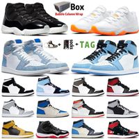 Wholesale 2021 With Box Jumpman High OG Mens Basketball Shoes s Hyper Royal University Blue Obsidian UNC s th Anniversary Bred Concord Citrus Women Sneakers Trainers
