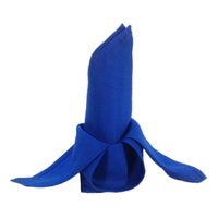 Wholesale Table Napkin SMOPOR Royal BLue Polyester Napkins For Weddings Events Birthday Party Home Decoration Square Pocket Handkerchief