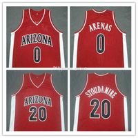 Wholesale Gilbert Arenas Amar E Stoudemire Basketball Jersey Arizona Wildcats College Retro Mens Stitched Custom Any Number Name Jerseys