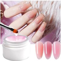 Wholesale Nail Gel ml Poly Quick Extensions Builder Extend Art Acrylic Varnish LED UV Clear White Finger Form Manicure Tool