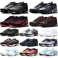 Wholesale running shoes tn plus Triple Black White Wolf Grey Obsidian Hyper Blue Blood Orange Tiger men women trainers sports sneakers