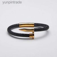Wholesale Men Bracelet Stingray Leather s Stainless Steel with Luxury Gifts for Women Jewelry