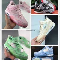 Wholesale White x SP WMNS Sail Bred Muslin Black men basketball shoes s Lime Green Pink womens sports sneakers trainer