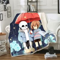 Wholesale CLOOCL New Undertale Sans D Print Harajuku Air Conditioning Blanket Teens Bedding Throw Blankets Plush Quilt