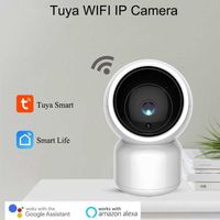 Wholesale Tuya Smart P HD WiFi IP Camera with Pan Tilt Zoom Two Way Audio Baby Care Alexa Google Home Voice Video Control H0901